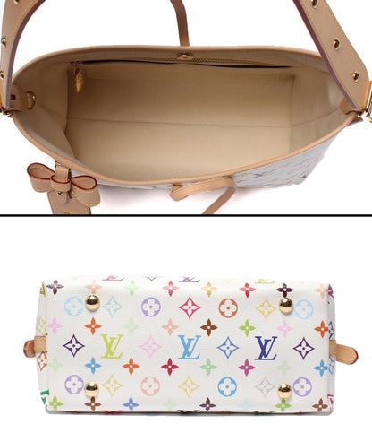 美品 LOUIS VUITTON ショルダーバッグ ハンドバッグ 肩掛け LV×TM キャリーオール NM PM モノグラムマルチカラー M13661 レディース ルイ・ヴィトン
