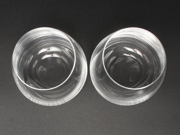 美品 TIFFANY&Co. グラス タンブラー 2点セット ペア TCO ティファニー