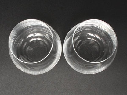 美品 TIFFANY&Co. グラス タンブラー 2点セット ペア TCO ティファニー