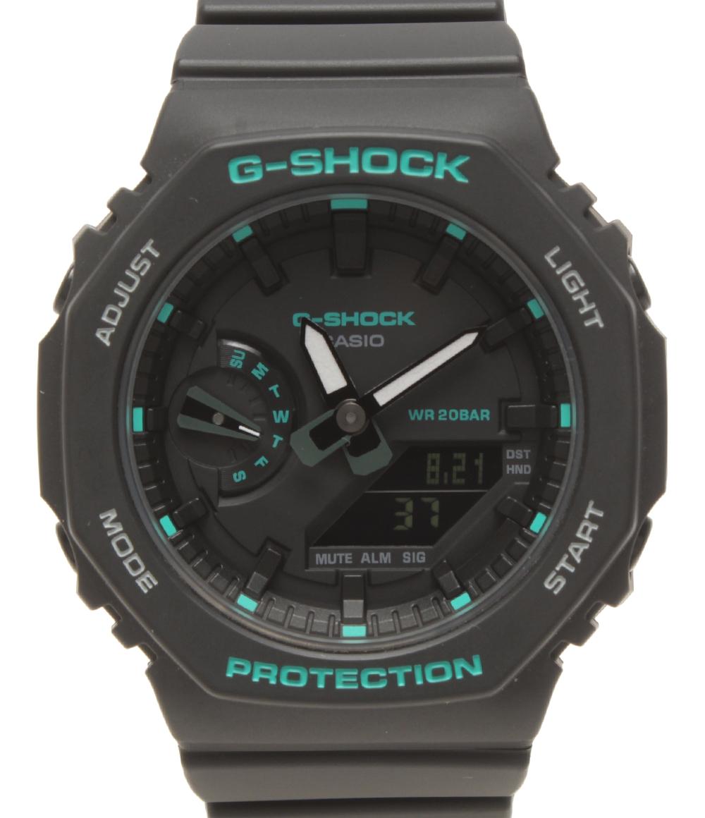 美品 カシオ 腕時計 G-SHOCK クオーツ ブラック GMA-S2100GA メンズ CASIO