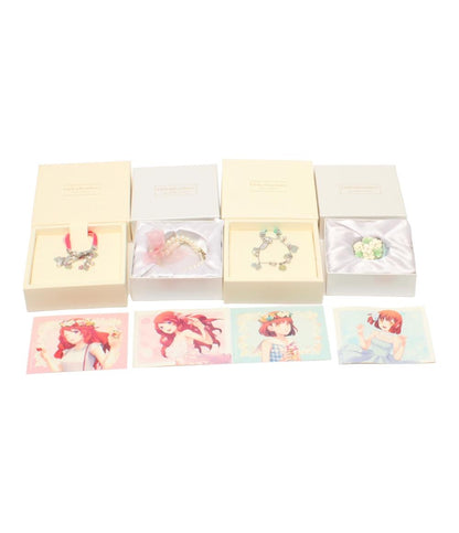 美品 ブレスレット チャーム ブローチ 早乙女学園 うたのプリンスさまっ ガールズティーチャー 4点セット レディース