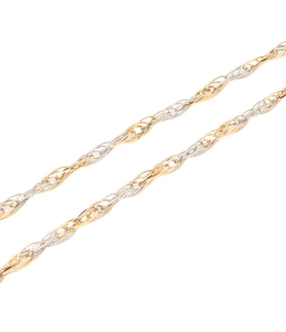 美品 ネックレス K18 Pt850 レディース COOP