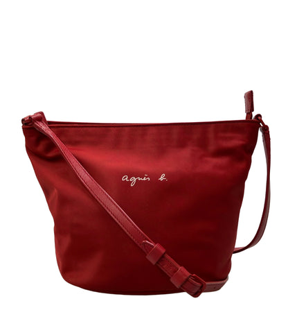 美品 agnes b. ショルダーバッグ 斜め掛け レディース アニエスベー