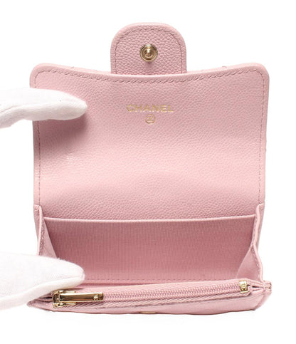 CHANEL カードケース コインケース ゴールド金具 キャビアスキン マトラッセ レディース シャネル