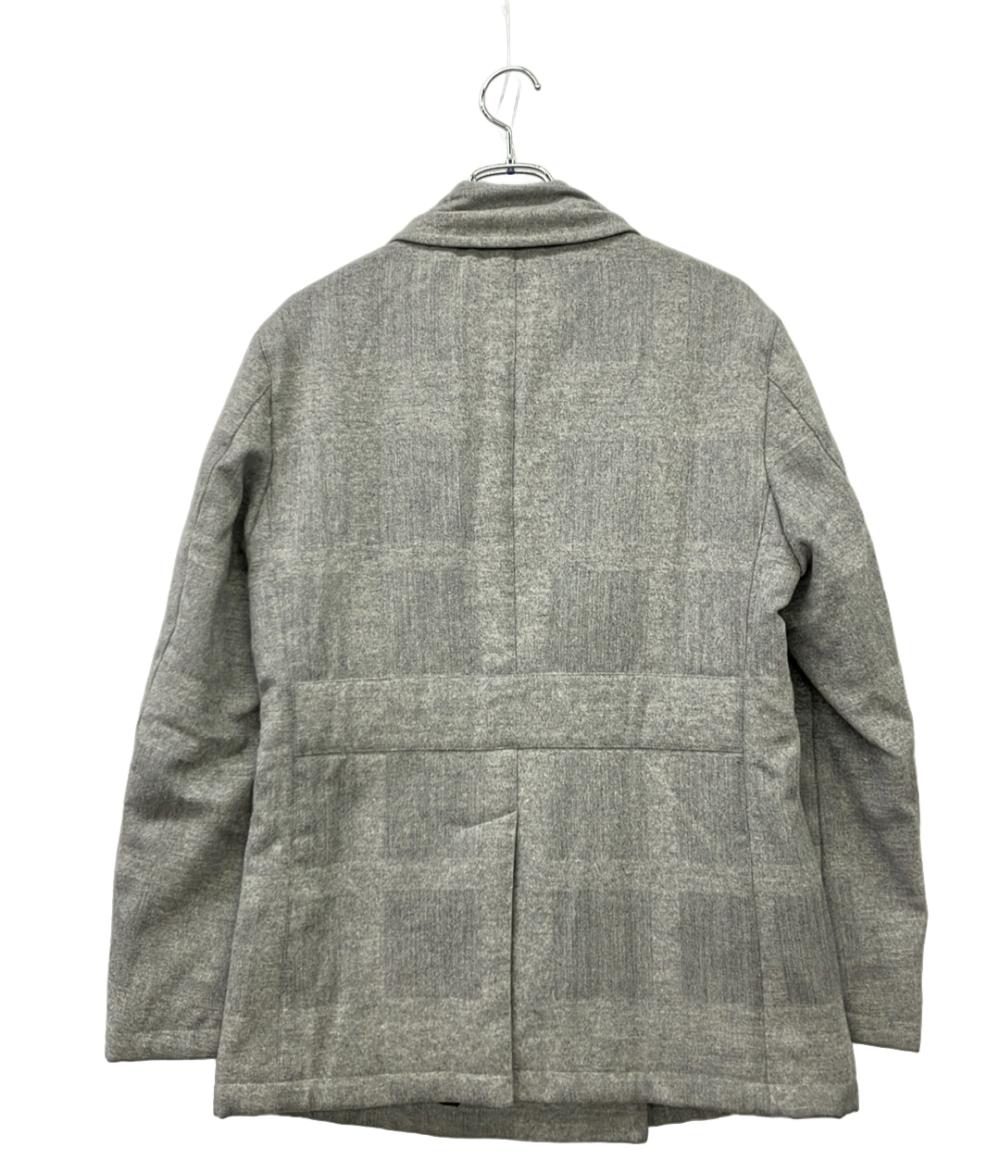 ハーリップトゥ ピーコート 千鳥格子柄 Proust 良い Wool-Blend Melton