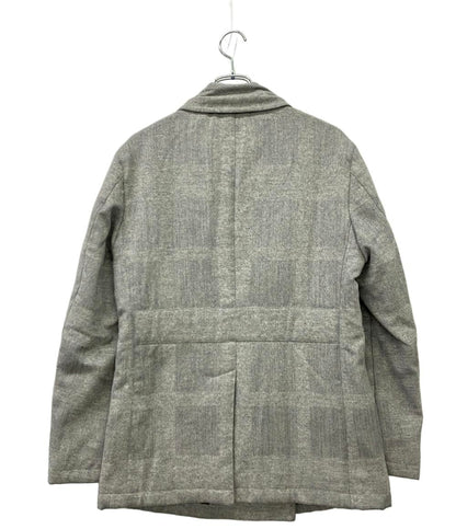 ブラックレーベルクレストブリッジ ピーコート THINDOWN シャドークレストブリッジチェックPコート メンズ SIZE M BLACK LABEL CRESTBRIDGE