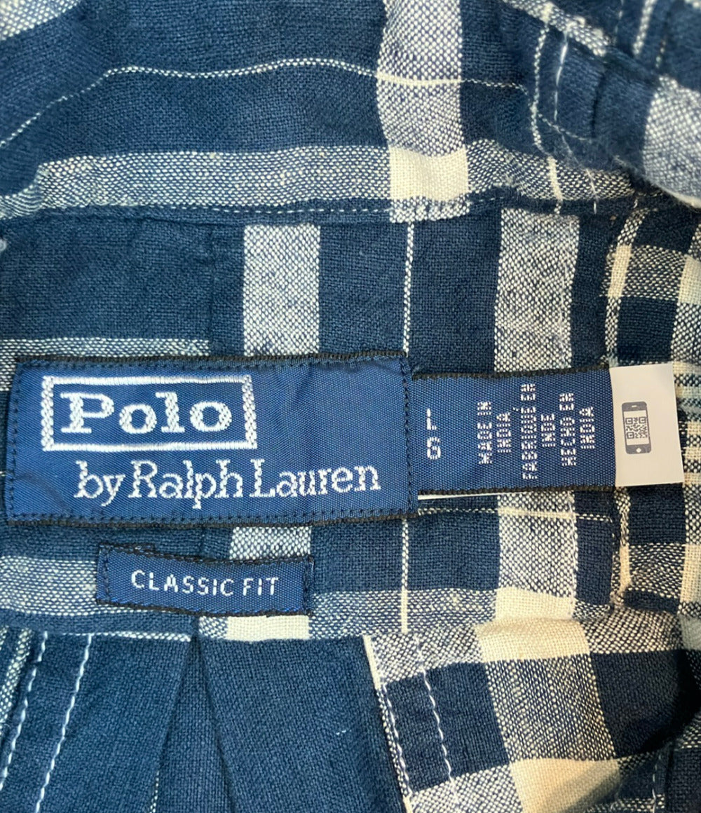 美品 POLO RALPH LAUREN 長袖シャツ メンズ SIZE LG (L) ポロ・ラルフローレン