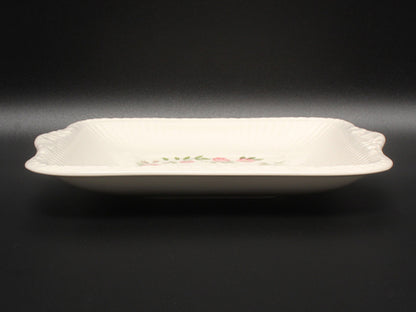 美品 WEDGWOOD スクエアディッシュ 皿 25cm ロザリンド ウェッジウッド