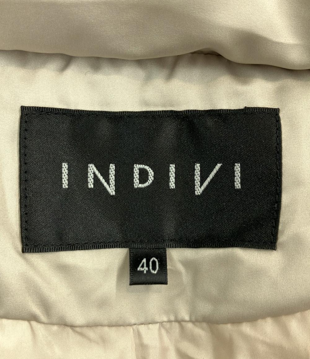 美品 インディヴィ ダウンコート レディース SIZE 40 (L) INDIVI