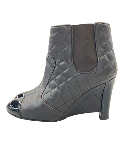 シャネル ショートブーツ サイドゴア レディース SIZE 37 1/2 C (L) CHANEL