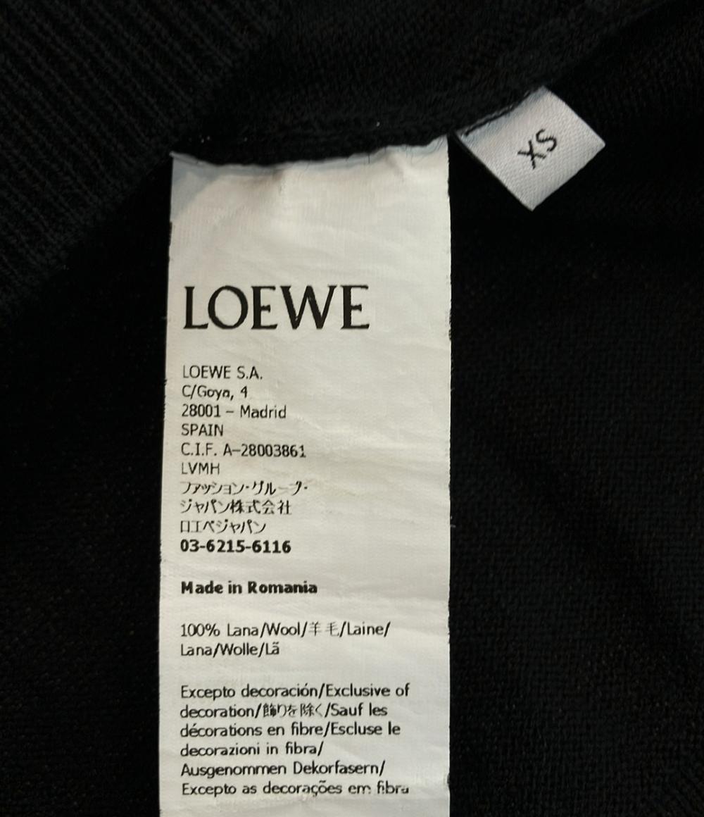 美品 LOEWE 長袖カーディガン アナグラム刺繍 レディース SIZE XS ロエベ