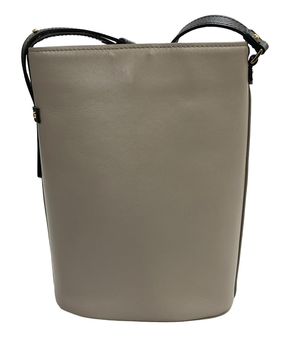 クルニ ショルダーバッグ ミニバケツバッグ 斜め掛け レザー