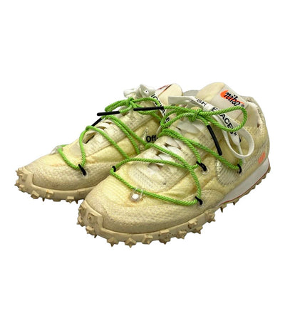 NIKE OFF-WHITE ローカットスニーカー ワッフル レーサー CD8180-100 レディース SIZE 22.5 (S) ナイキ オフホワイト