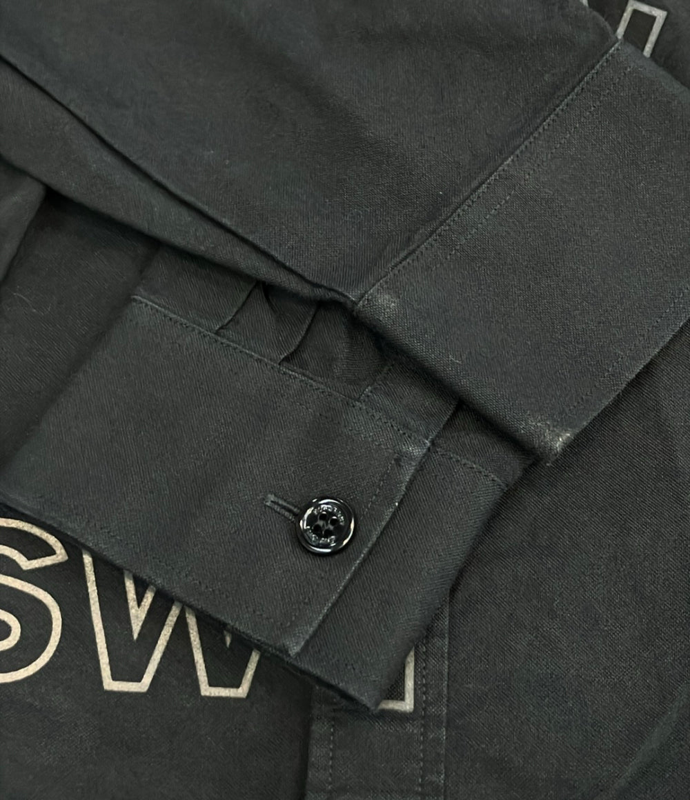 BURBERRY 長袖 ホースフェリーロゴプリントシャツ 8036769 メンズ SIZE S バーバリー