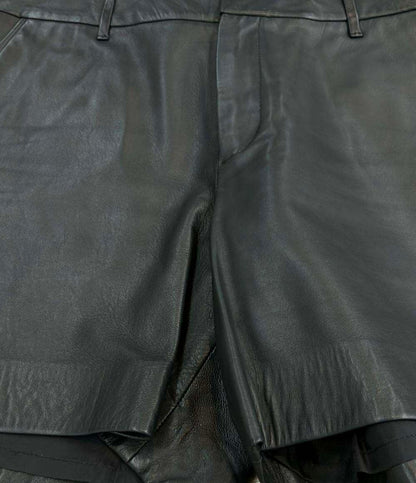 ドゥーズィエムクラス レザーショートパンツ レディース SIZE 38 (L) Deuxieme Classe
