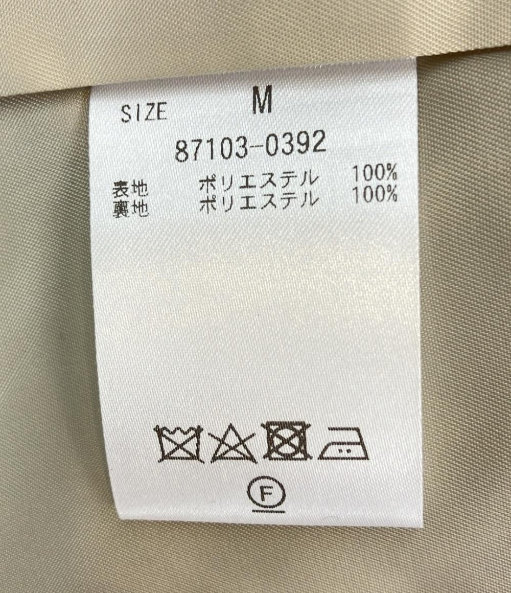 美品 MANOF テーラードジャケット ショート丈 オーバーサイズ クロップド SHORT WIDE JACKET 87103-0392 レディース SIZE M マノフ