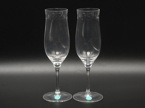 TIFFANY&Co. シャンパングラス 2点セット ペア スウィング ティファニー