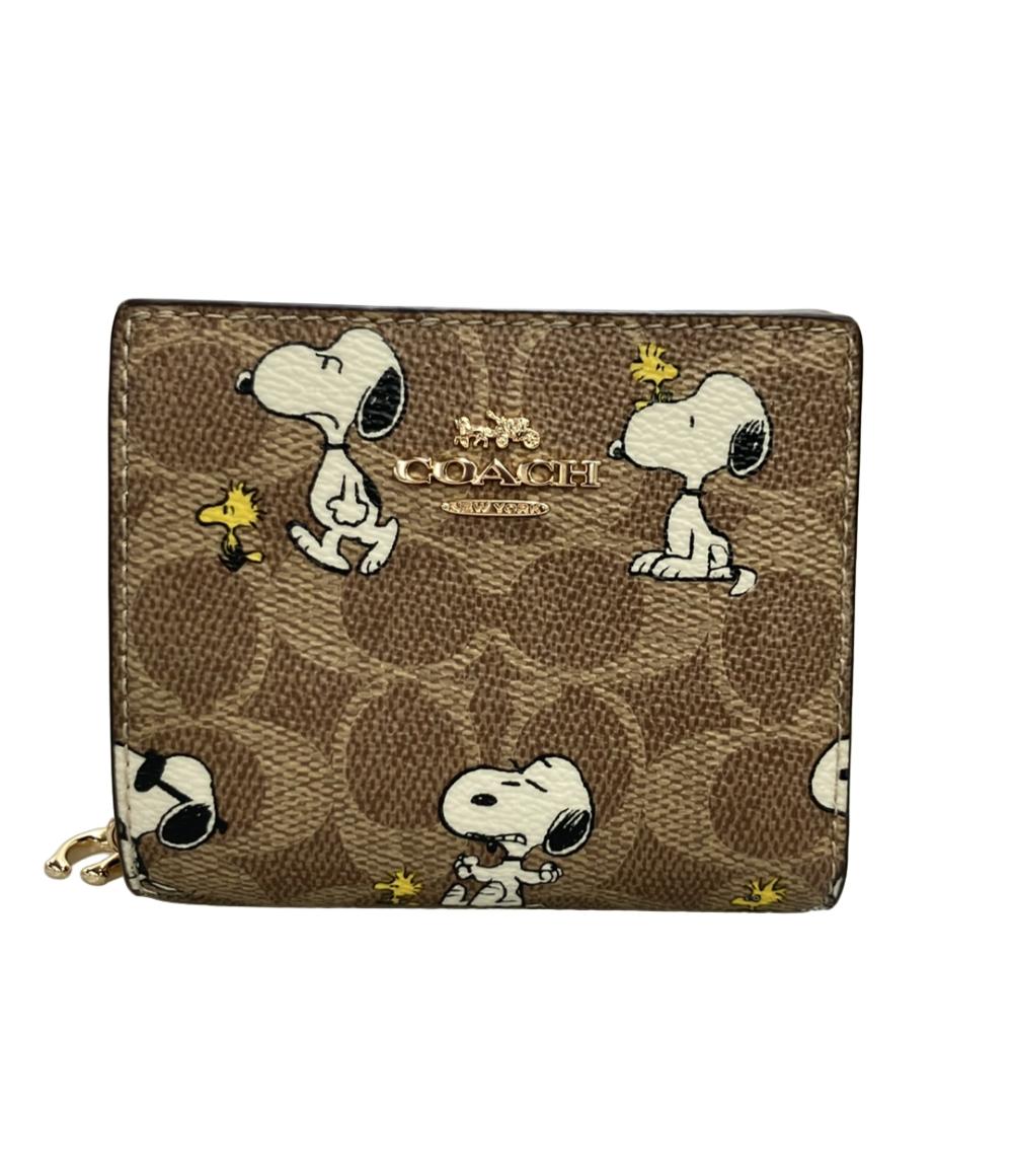 COACH PEANUTS 二つ折り財布 CBN32 IMY3O レディース コーチ ピーナッツ