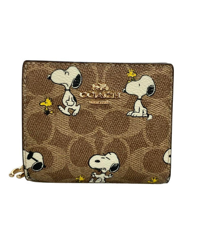 COACH PEANUTS 二つ折り財布 CBN32 IMY3O レディース コーチ ピーナッツ