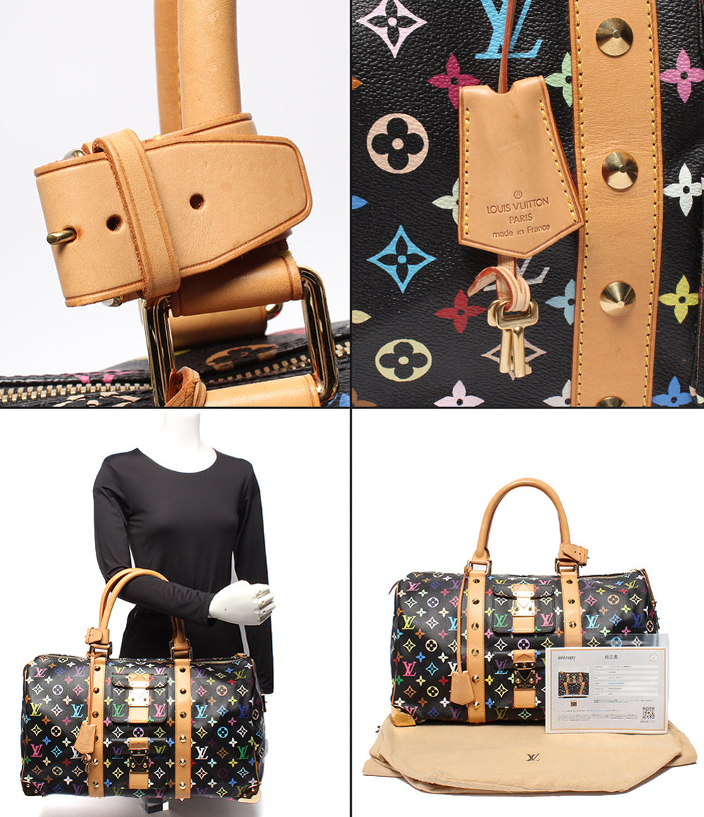 LOUIS VUITTON ボストンバッグ ノワール スタッズ キーポル45 モノグラムマルチカラー M92640 レディース メンズ ルイ・ヴィトン