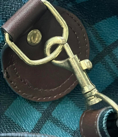 リーブクラブ ボストンバッグ チェック メンズ LEAVE CLUB