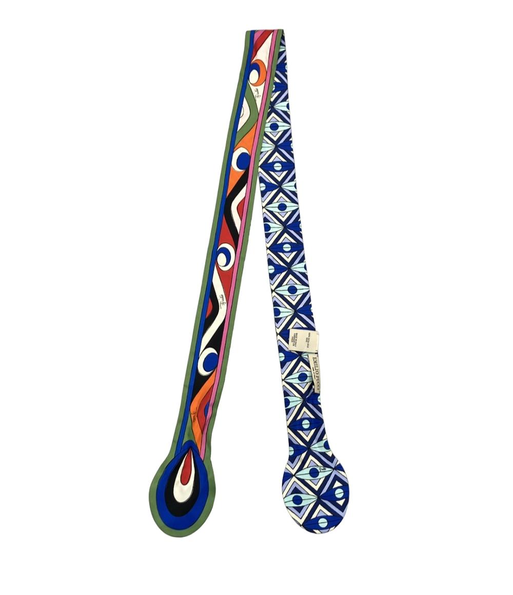 Emilio Pucci スカーフ シルク100% Goccia &Dischi レディース エミリオ・プッチ