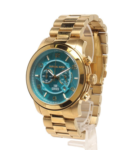 MICHAEL KORS 腕時計 Hunger Stop ハンガーストップ クオーツ グリーン系 MK-8315 メンズ マイケルコース