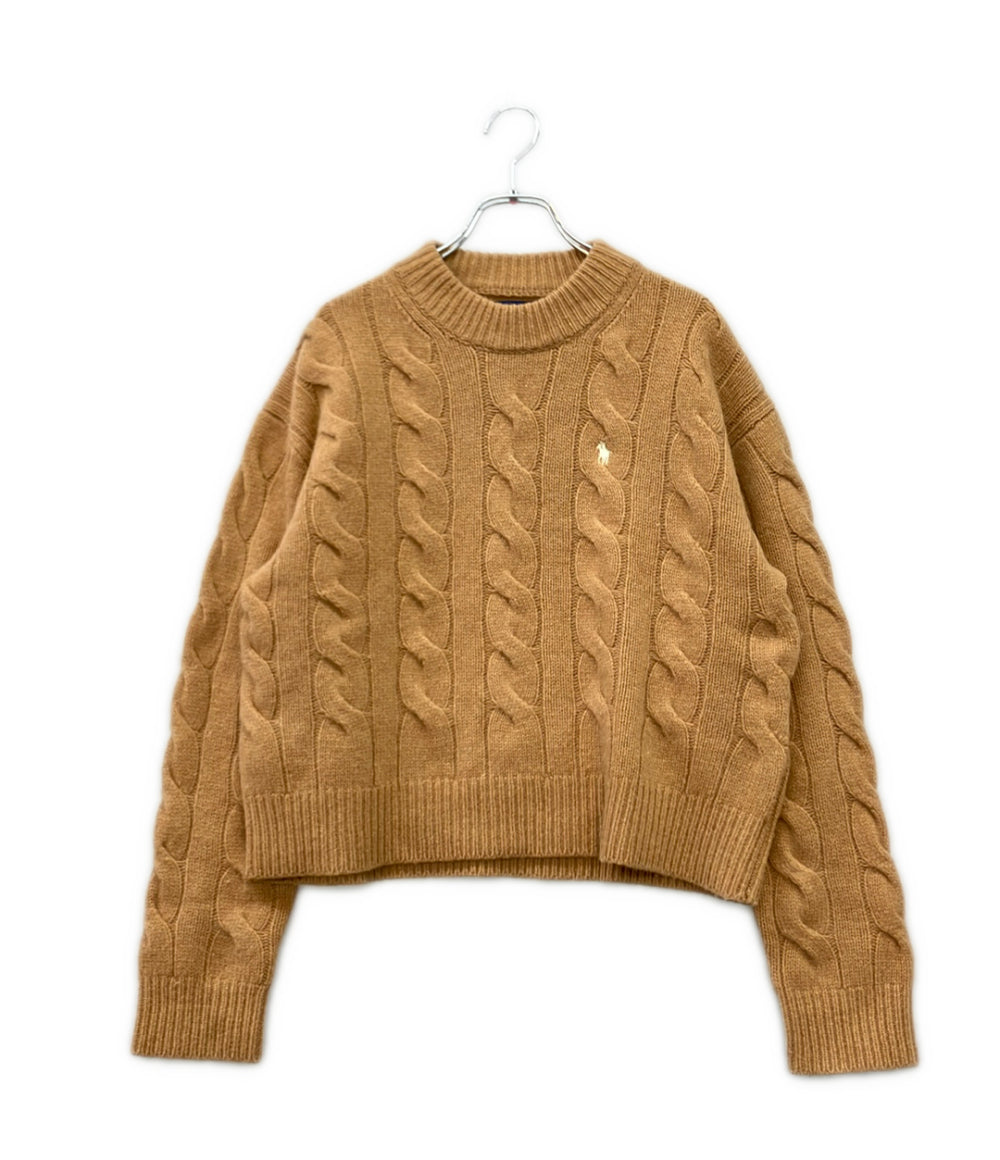 POLO RALPH LAUREN 長袖 ケーブル ニット レディース SIZE M ポロ・ラルフローレン
