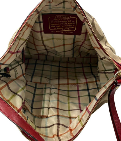 COACH 2wayハンドバッグ ショルダーバッグ シグネチャー F13007 レディース コーチ