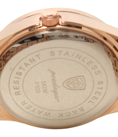 美品 POEDAGAR 腕時計 クオーツ ネイビー系 レディース ポエダガー