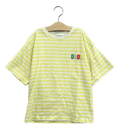 ディオール 半袖Tシャツ ボーダー ロゴ キッズ SIZE 8 (120) Dior