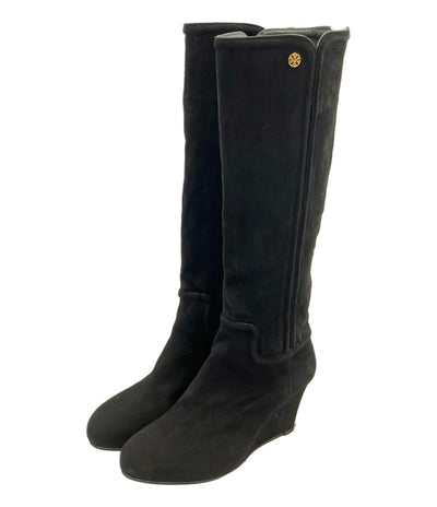 Tory Burch ロングブーツ ウェッジソール スエード レディース SIZE 6 1/2 M (23.5cm) トリーバーチ