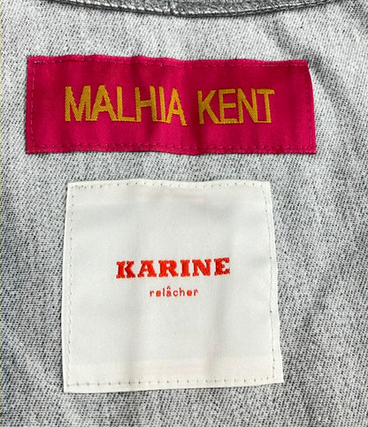 アリア ケント ノーカラージャケット レディース SIZE F (M) MALHIA KENT