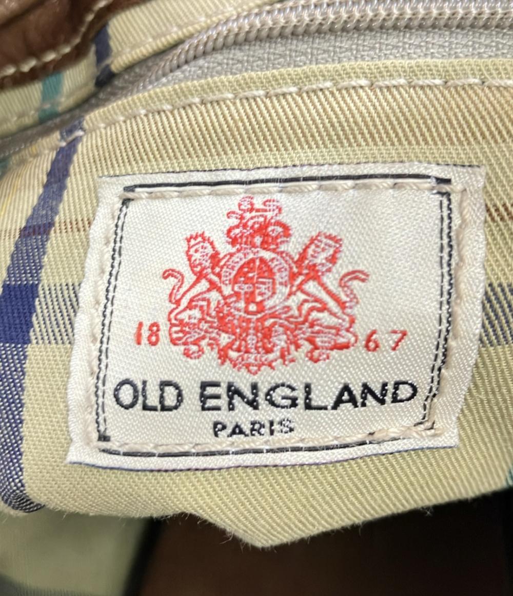 OLD ENGLAND ハンドバッグ レザー 編み込み加工 レディース オールドイングランド