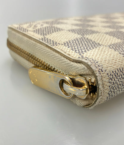 LOUIS VUITTON ラウンドファスナー長財布 ジッピーウォレット ダミエ アズール N63503 レディース ルイ・ヴィトン