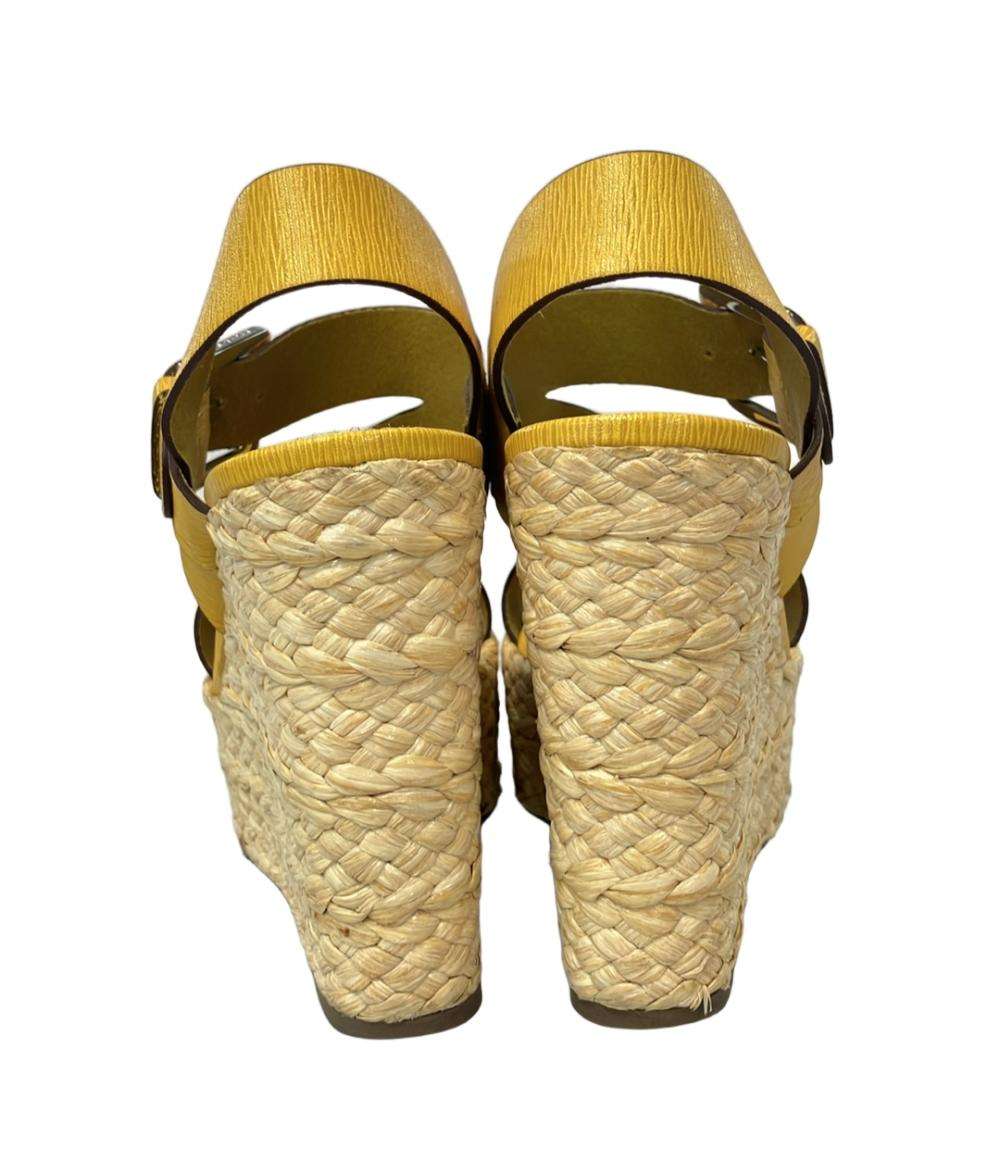 訳あり セルジオロッシ ウェッジソールサンダル レディース SIZE 35 1/2 (S) Sergio Rossi