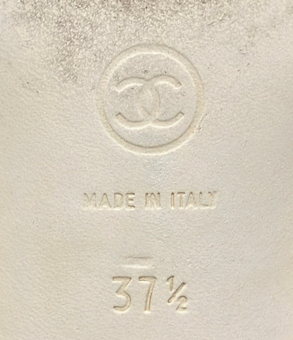 CHANEL ミュール サンダル レディース SIZE 37.5 シャネル
