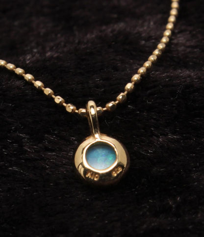 美品 エテ ネックレス K10 ホワイトオパール レディース ete