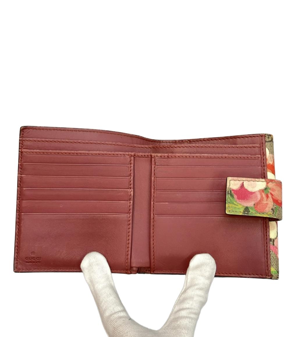 GUCCI Wホック 二つ折り財布 GGブルームス 410071 1147 レディース