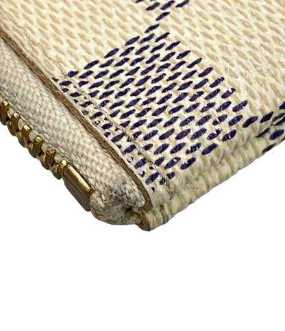 LOUIS VUITTON コインケース キーリング付き ダミエアズール ポシェットクレ N62659 メンズ レディース ルイ・ヴィトン