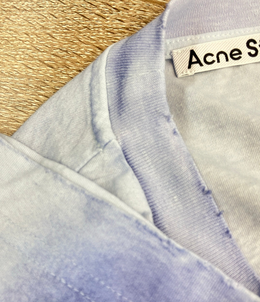Acne Studios 半袖Tシャツ スプレーヴィンテージ 加工 ロゴ メンズ SIZE S アクネ ストゥディオズ