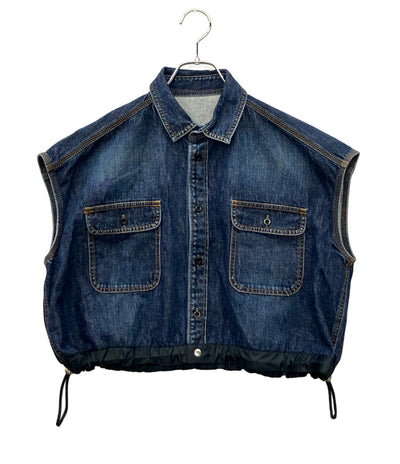 Sacai ワイドシルエット ノースリーブデニムシャツ レディース SIZE 1 (S) サカイ
