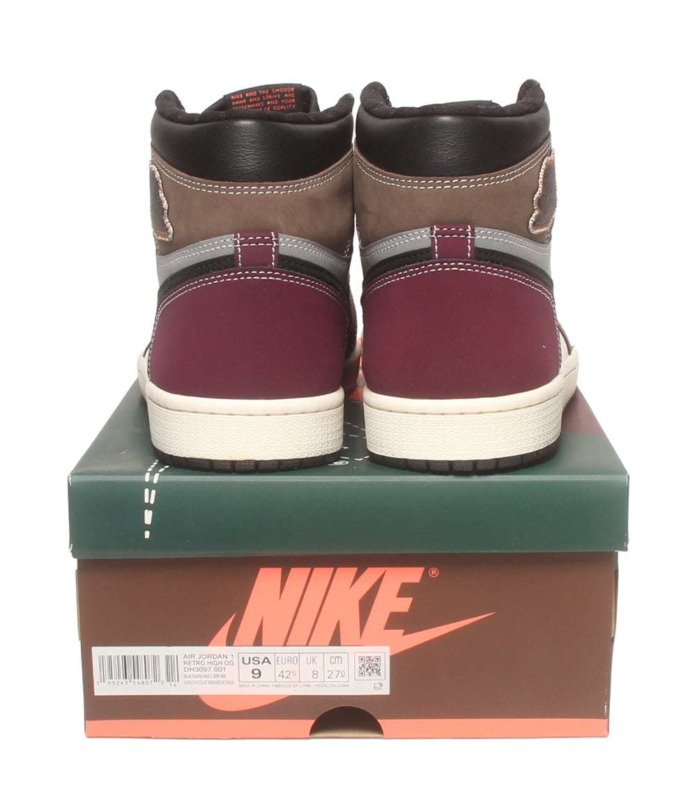 美品 NIKE ハイカットスニーカー エア ジョーダン 1 レトロ ハイ DH3097-001 メンズ SIZE 27.0 ナイキ