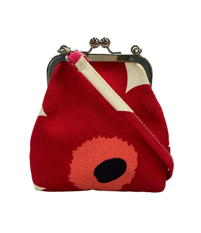 marimekko ショルダーバッグ 斜め掛け がま口 レディース マリメッコ