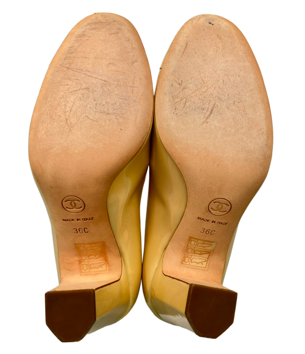 CHANEL ラウンドトゥエナメルパンプス G28301 レディース SIZE 36 (23.5cm) シャネル
