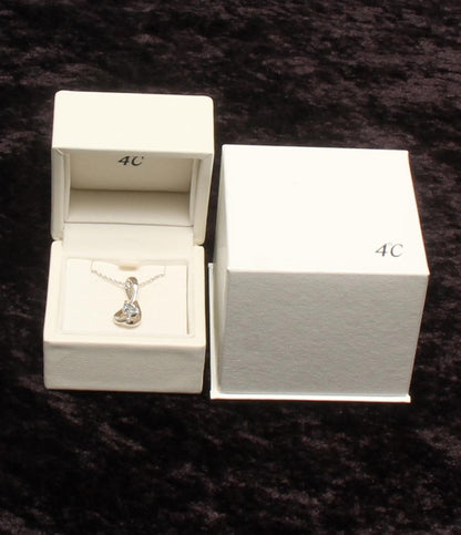 美品 4℃ ネックレス SV ブルートパーズ レディース ヨンドシー