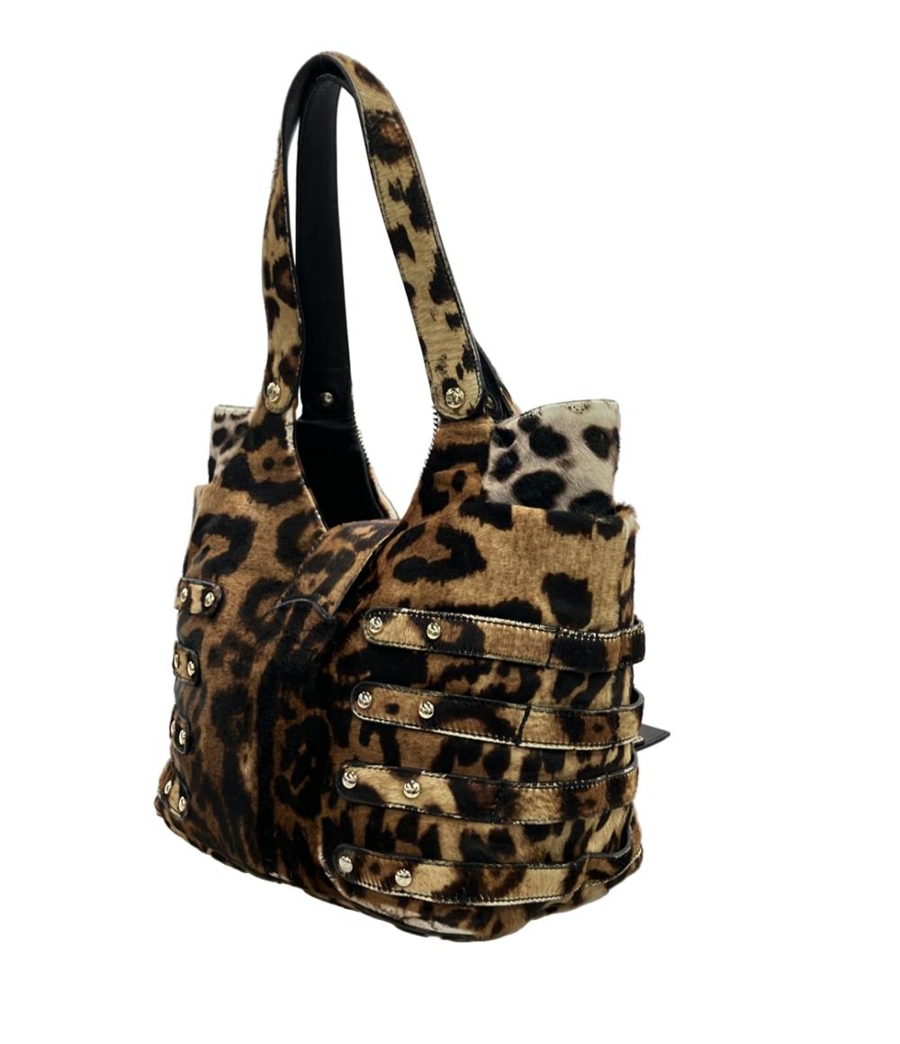 お得意様用JIMMYCHOOジミーチュウRUFUSハラコレオパードドレスシューズ ジミー チュウ24年冬ウィメンズ「レオパード柄」ホーボーバッグ