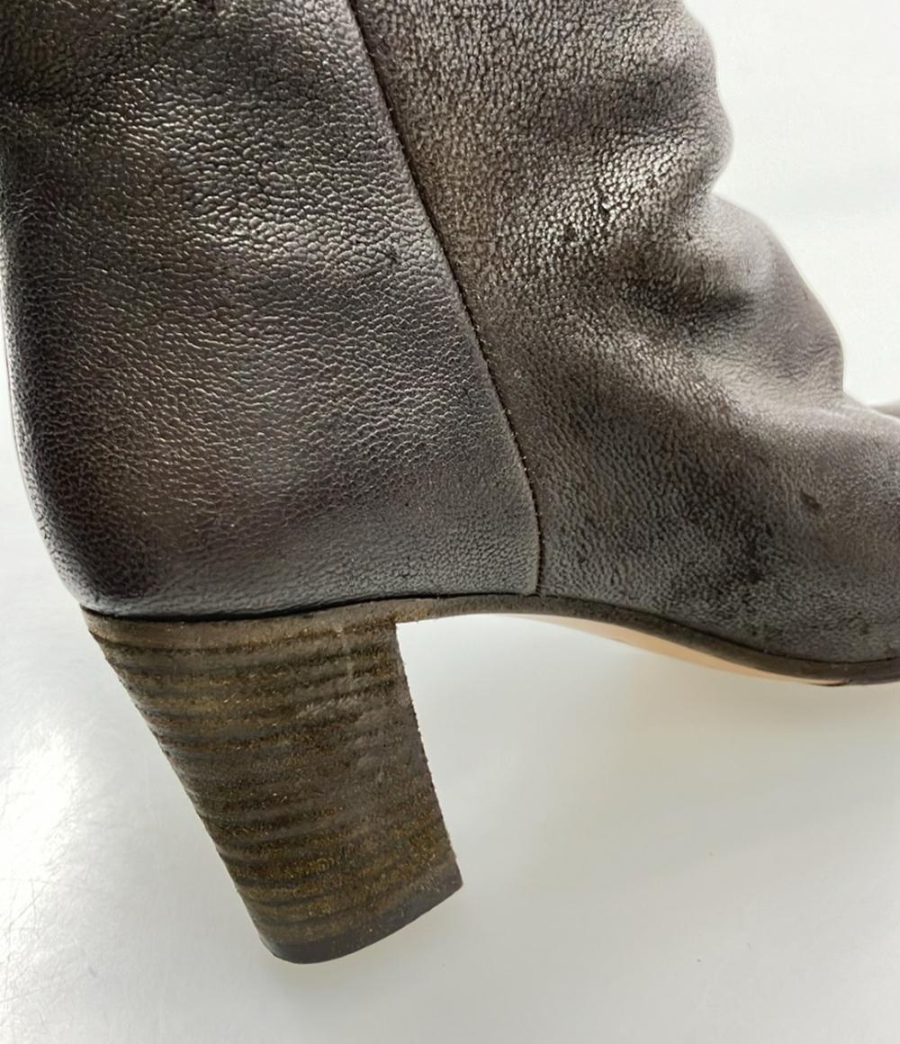 メゾン マルジェラ レザーロングブーツ レディース SIZE 38 (XL