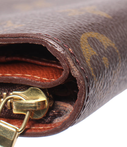 LOUIS VUITTON 二つ折り財布 コンパクト ジップ モノグラム M61667 レディース メンズ ルイ・ヴィトン