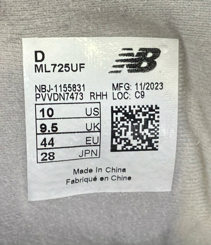 NEW BALANCE ローカットスニーカー ML725UF メンズ SIZE 28.0 (XL) ニューバランス